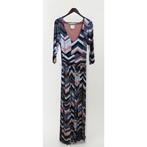Anthropologie Maeve Novella Maxi Dress L Colorful Casual Long Resort Print